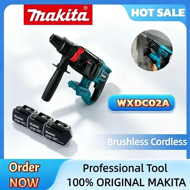 Woodworking Hammer - Makita Akku-Bohrhammer Bürstenlos Kabellos Elektrischer Hammer