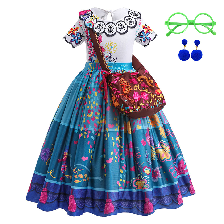 Woodworking Women - Mädchen Prinzessin Kostüm Kinder Encanto Halloween