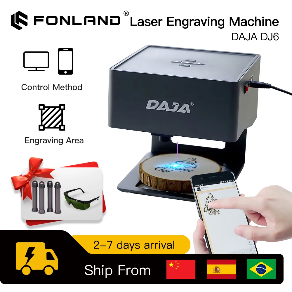 Woodworking Logo - DAJA Lasergravierer CNC DIY DJ6 Lasergravurmaschine