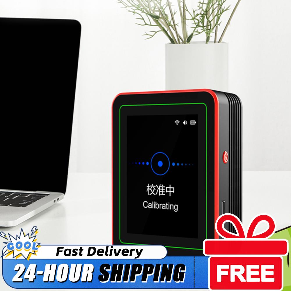 Woodworking App - WiFi 15-in-1 Luftqualitätsdetektor mit TFT-Display, Innenraum-Luftqualitätsmonitor,