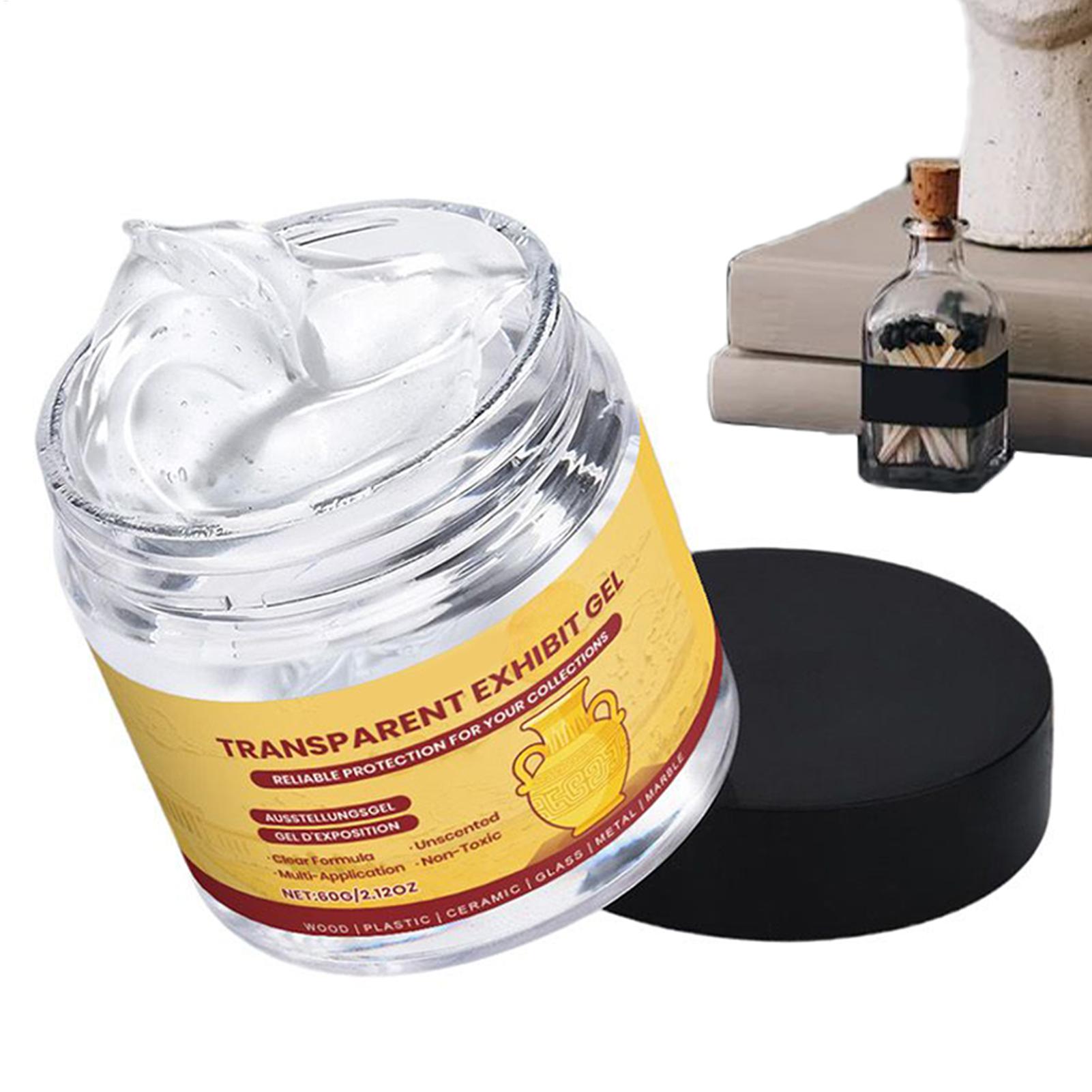 Woodworking Women - Museums-Gel 60g Klarer Entfernbarer Klebstoff Museums-Wachs