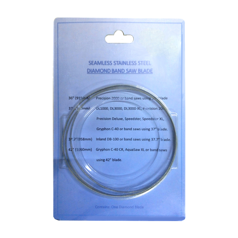 Band Saw Blade - Industrielles OEM-Edelstahl-Glas-Stein-Schneide-Mehrzweck-Ersatz-Diamant-Bandsägeblatt 3718 für Metallplatten