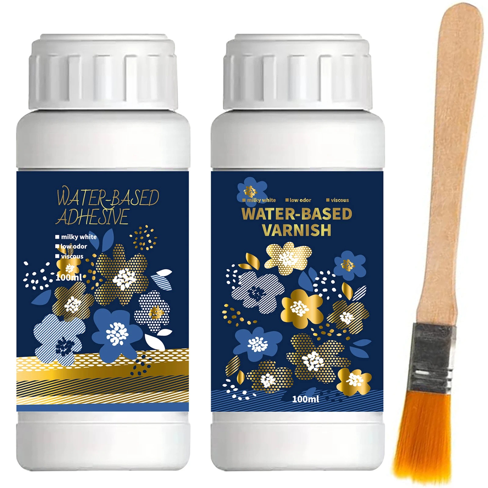 Woodworking Epoxy - 100 ml/200 ml Golden Leaf Vergoldungsklebeset