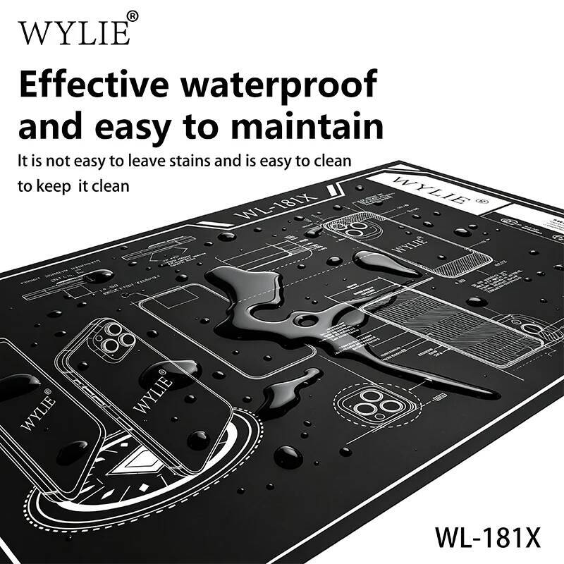 Woodworking Women - WYLIE WL-181X Silikon-Lötmatte Plattform-Matte Hitzebeständig 500°C