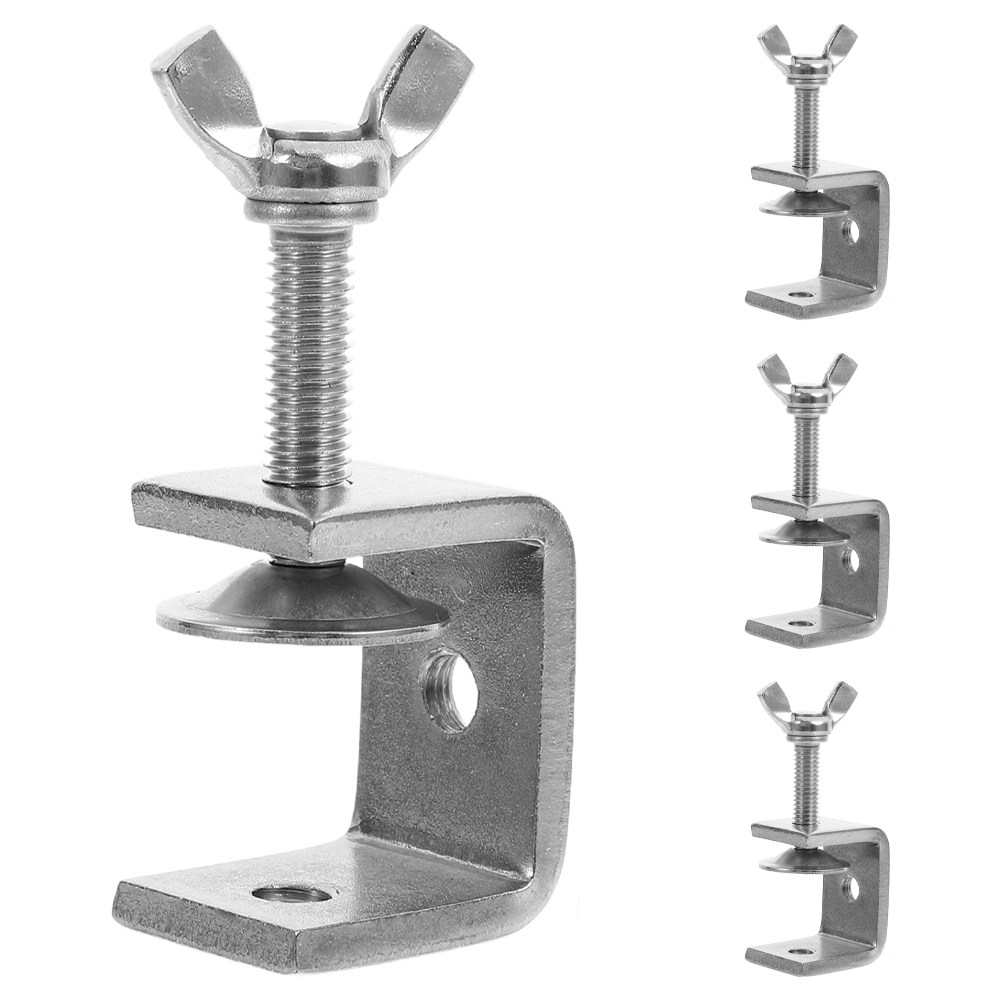 Woodworking Clamp - 4 Stück Robuste Mini Edelstahl C-Klemmen