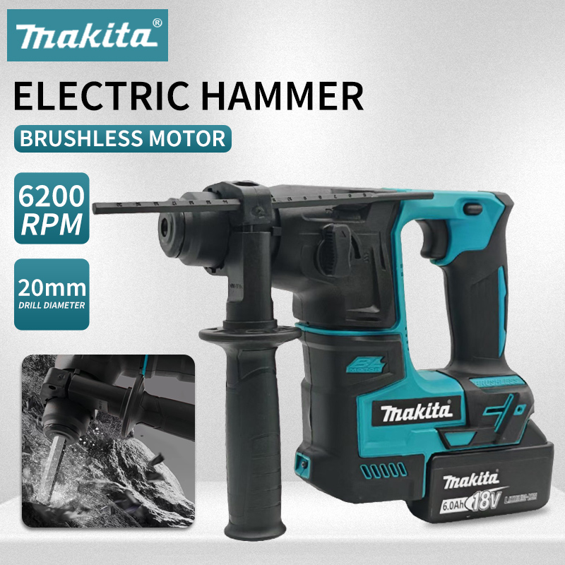 Woodworking Hammer - Makita Elektrischer Bohrhammer Bürstenloser Akku-Bohrhammer Kabellose
