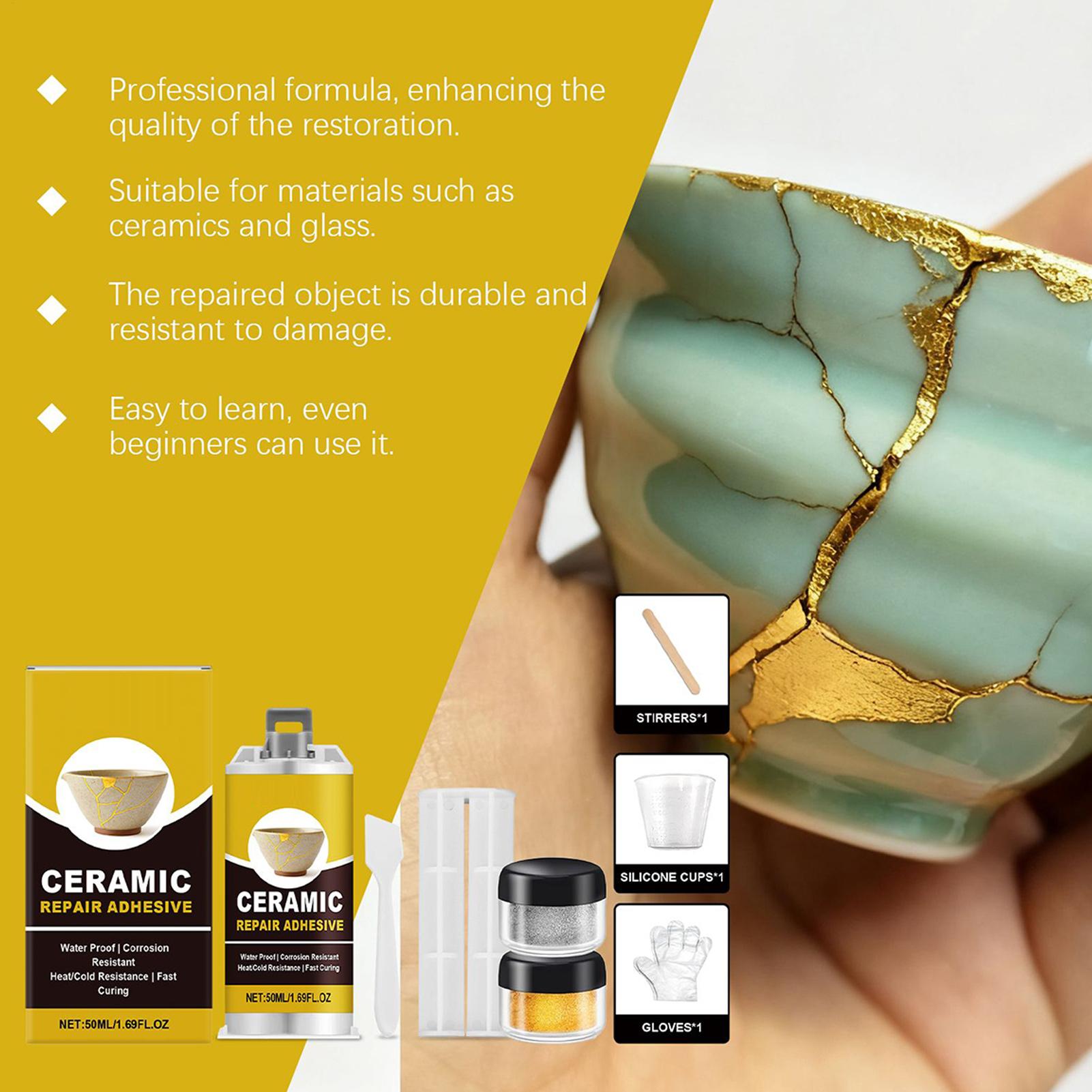 Goldkleber für Keramik, Glas,  – Woodworking Women Bewertung und Preis