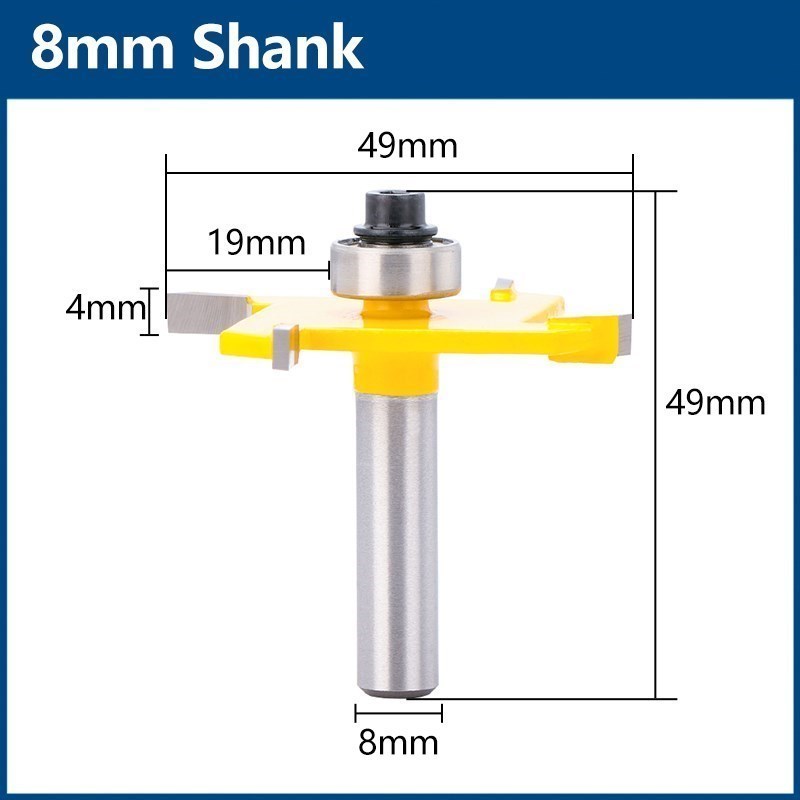 XCAN Router Bits T Typ Stoßen  – Woodworking Rabbet Bewertung und Preis