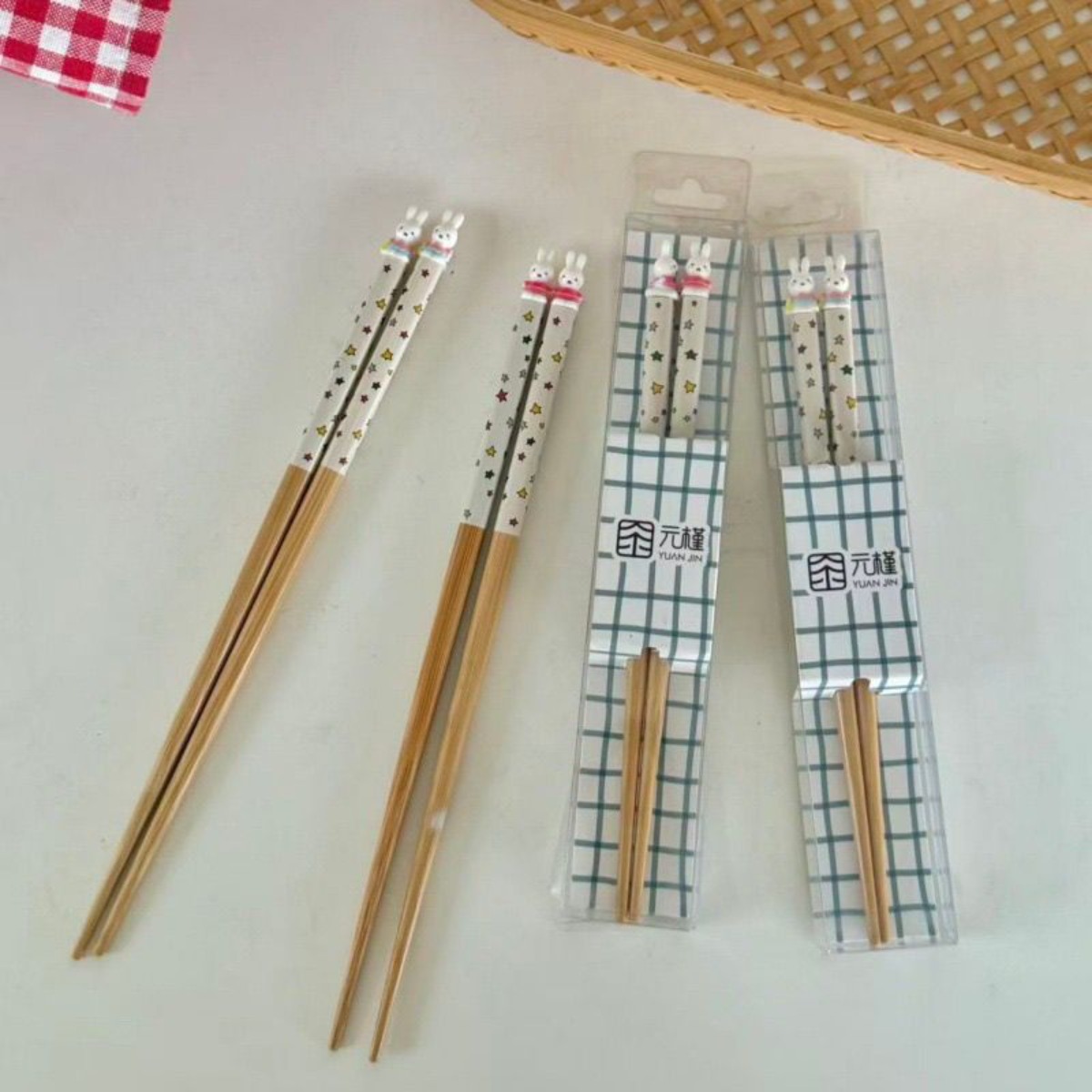 Kawaii Miffy Rabbit Essstäbche – Woodworking Rabbet Bewertung und Preis
