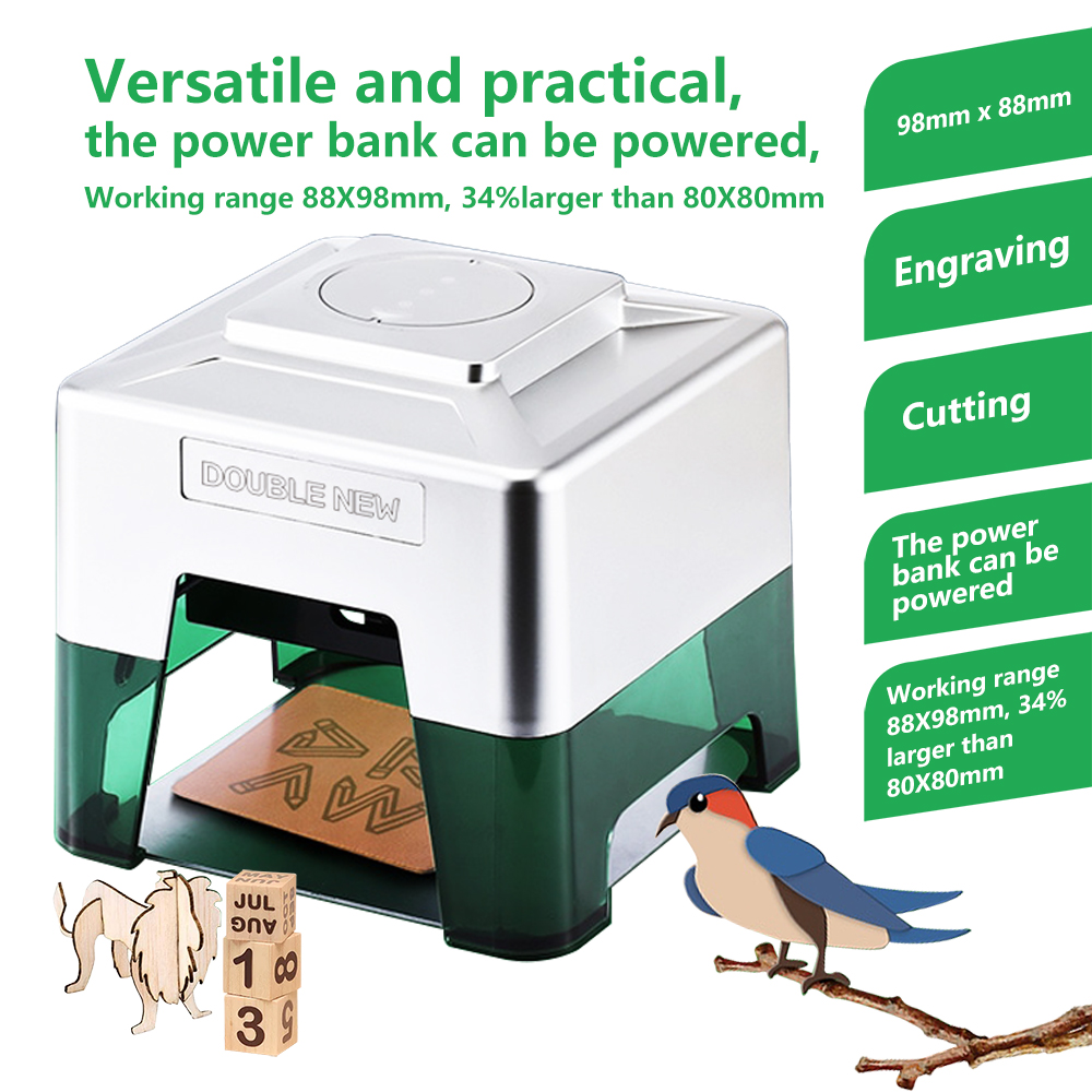 3W Mini-Lasergraviergerät, tra – Woodworking Logo Bewertung und Preis