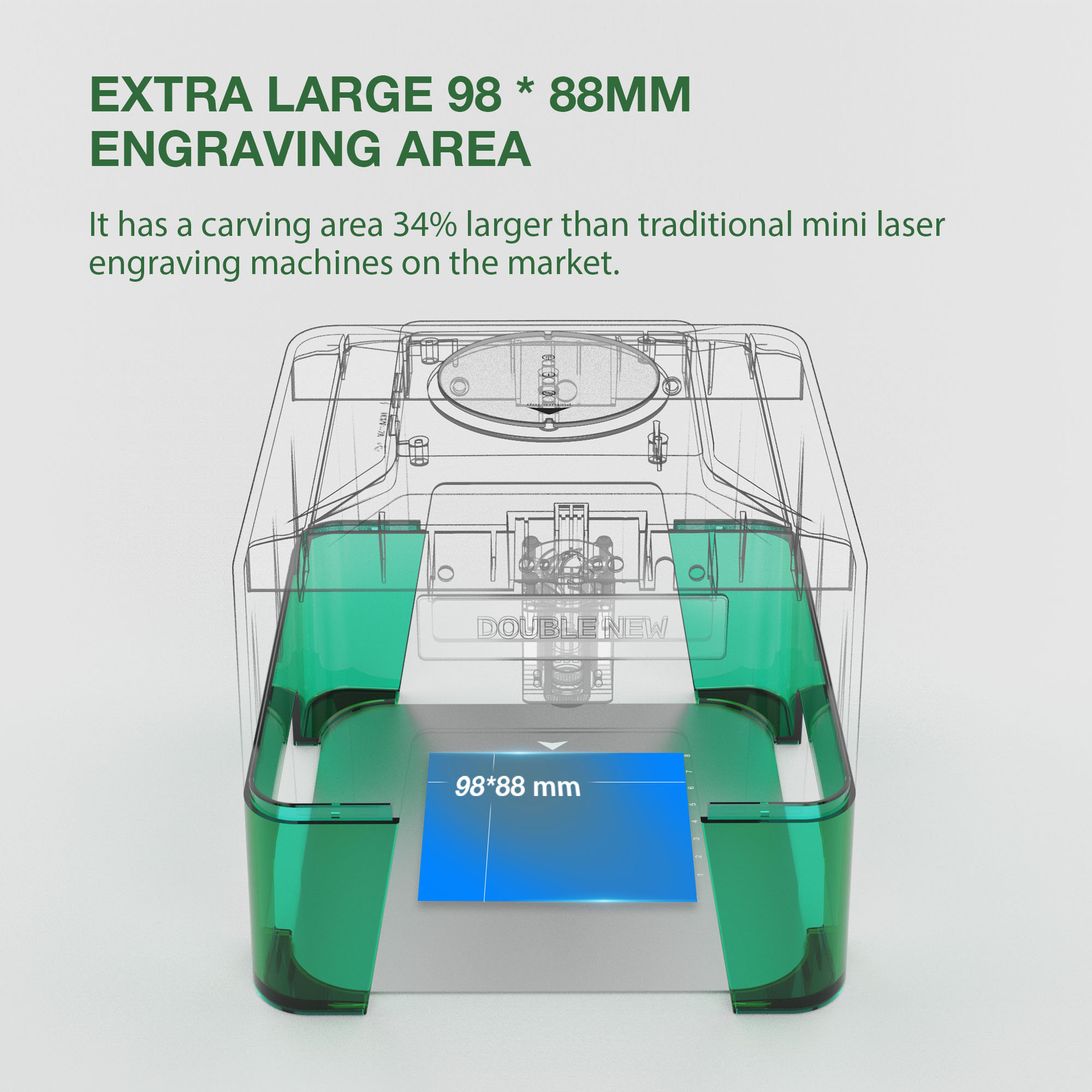 3W Mini-Lasergraviergerät, tra – Woodworking Logo Bewertung und Preis