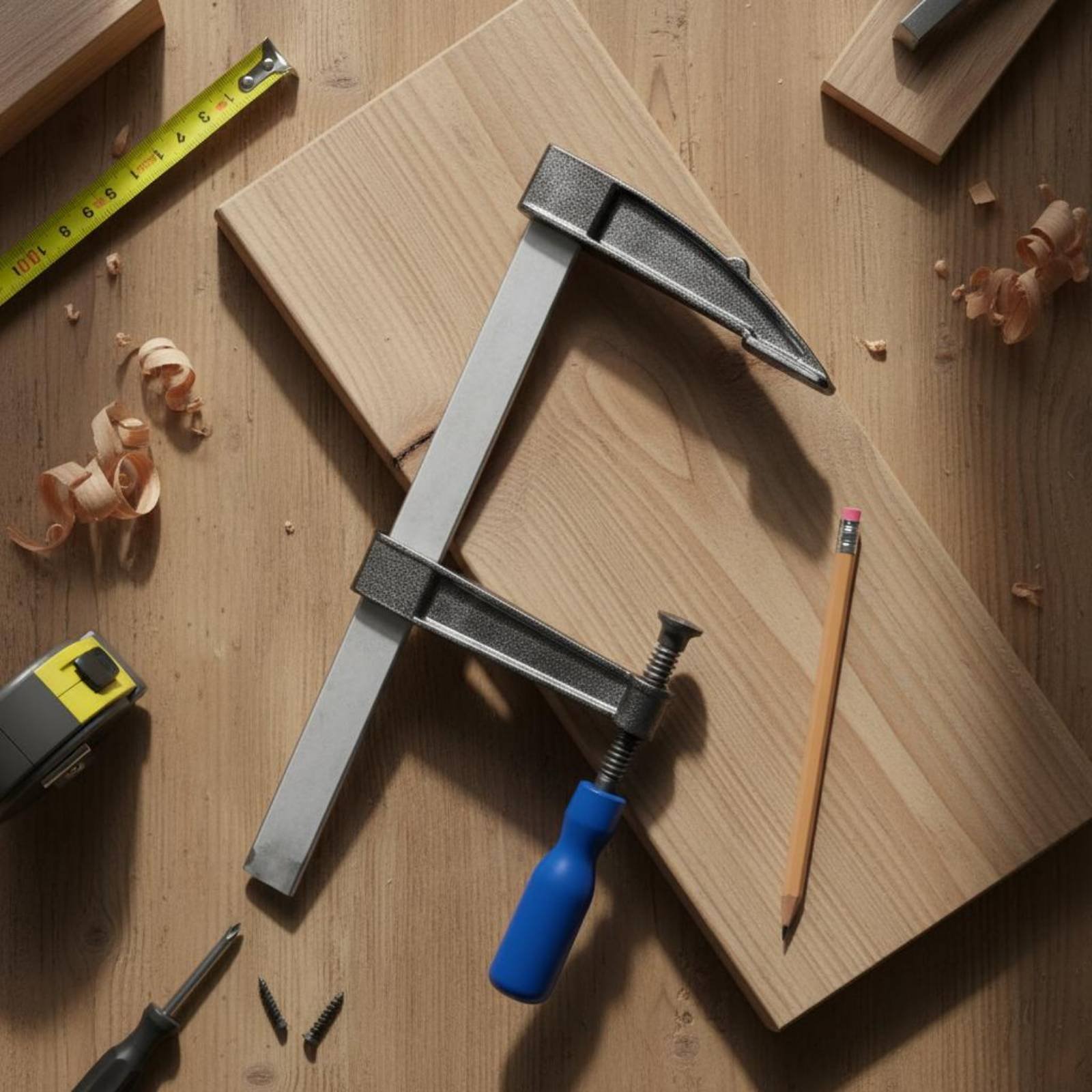 F-Klemme, mühelose Einstellung – Woodworking Clamp Bewertung und Preis