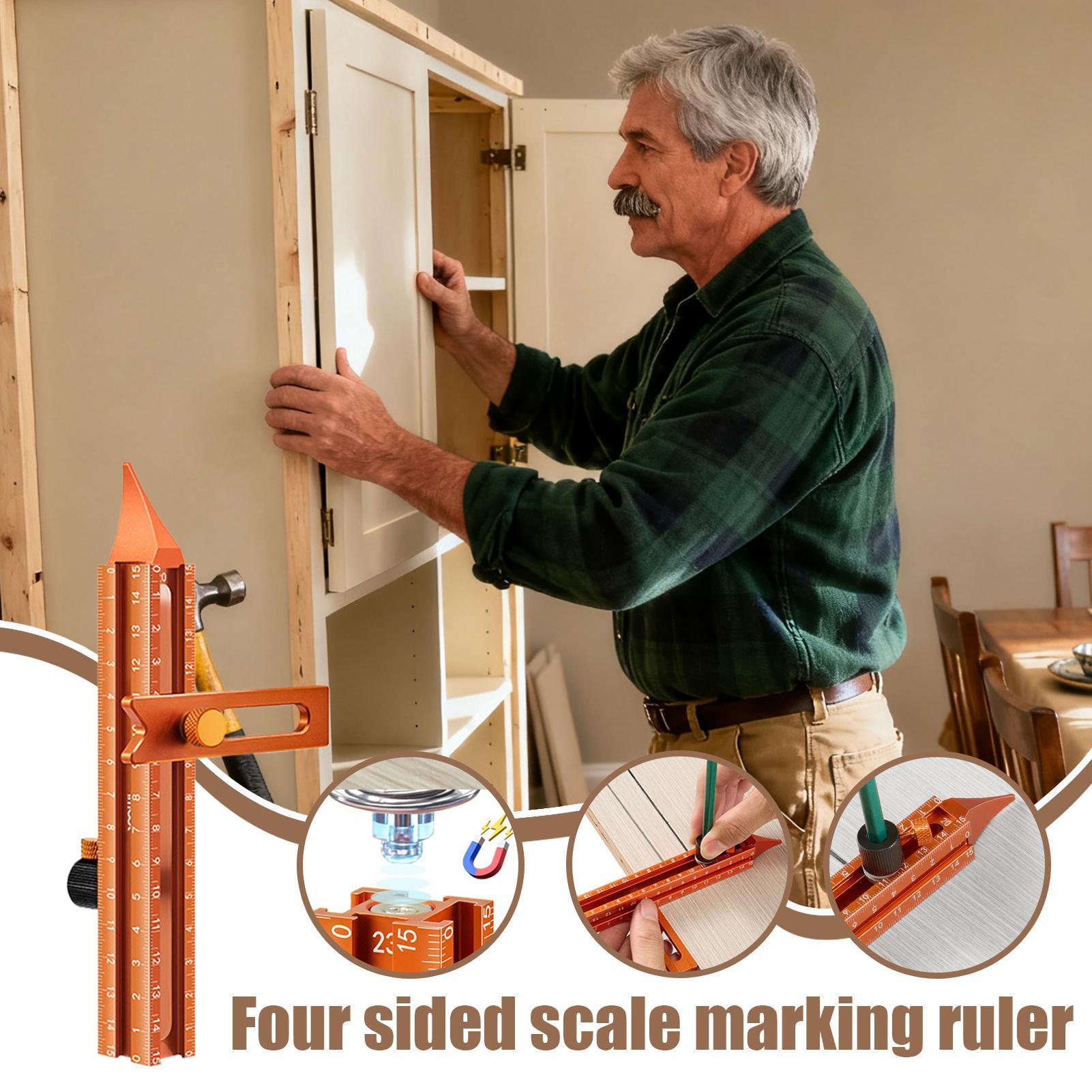 Holzbearbeitungslineal, magnet – Woodworking Carpenter Bewertung und Preis