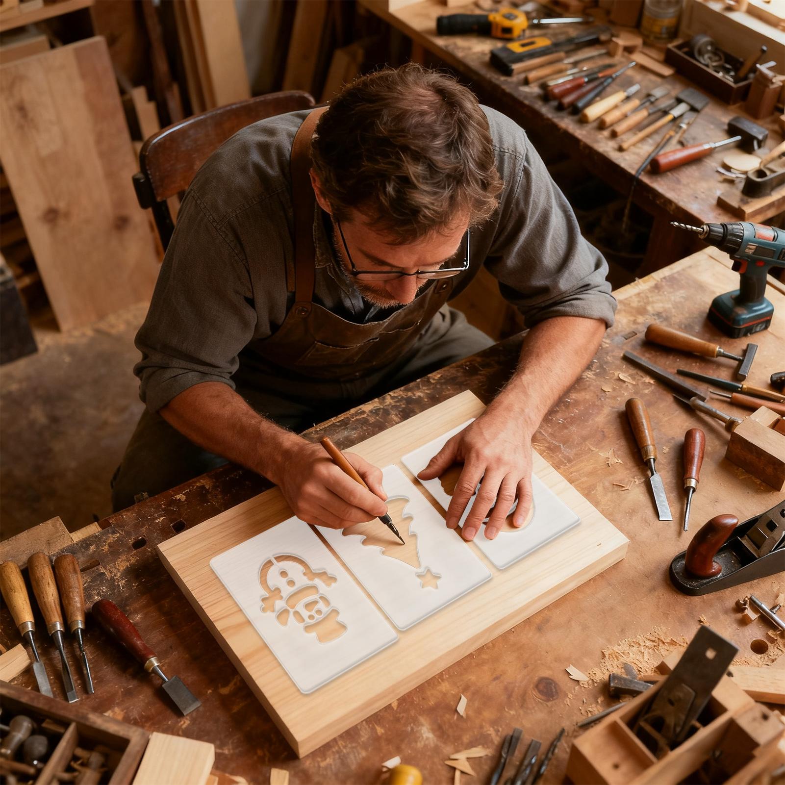 Weihnachtsschablone, tragbare  – Woodworking Women Bewertung und Preis