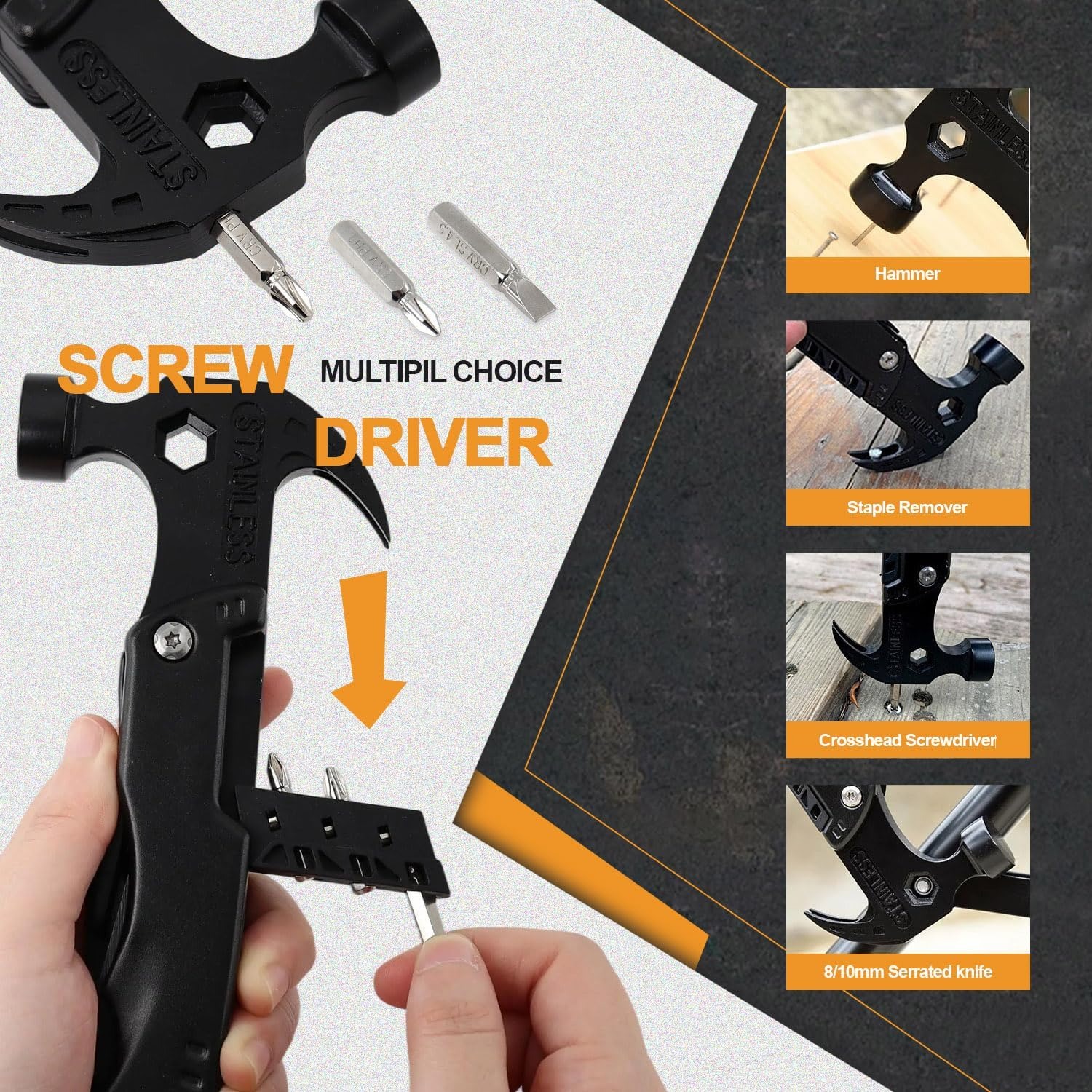 Outdoor-Multitool Camping Mult – Woodworking Hammer Bewertung und Preis