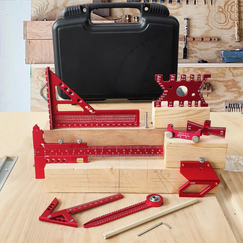 Quadratisches Aluminium-Set fü – Woodworking Carpenter Bewertung und Preis