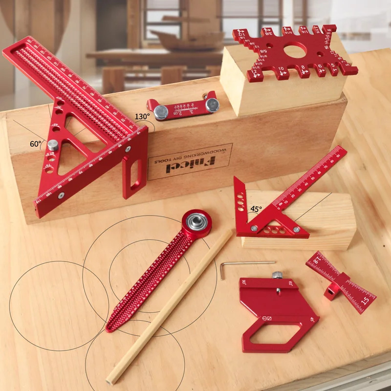 Quadratisches Aluminium-Set fü – Woodworking Carpenter Bewertung und Preis