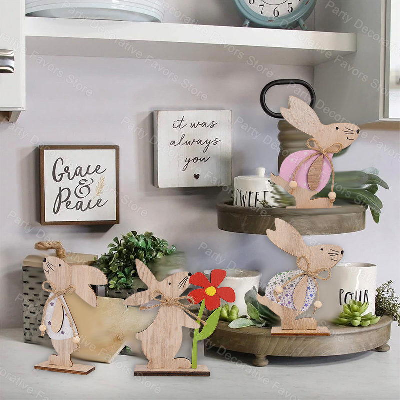 Ostern-Kaninchen-Ornament aus  – Woodworking Rabbet Bewertung und Preis