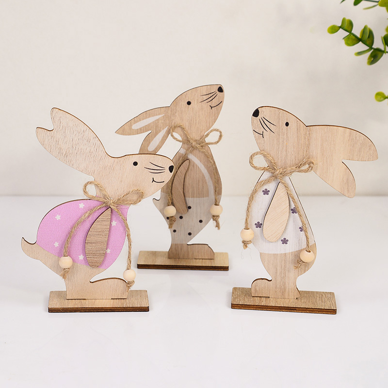 Ostern-Kaninchen-Ornament aus  – Woodworking Rabbet Bewertung und Preis