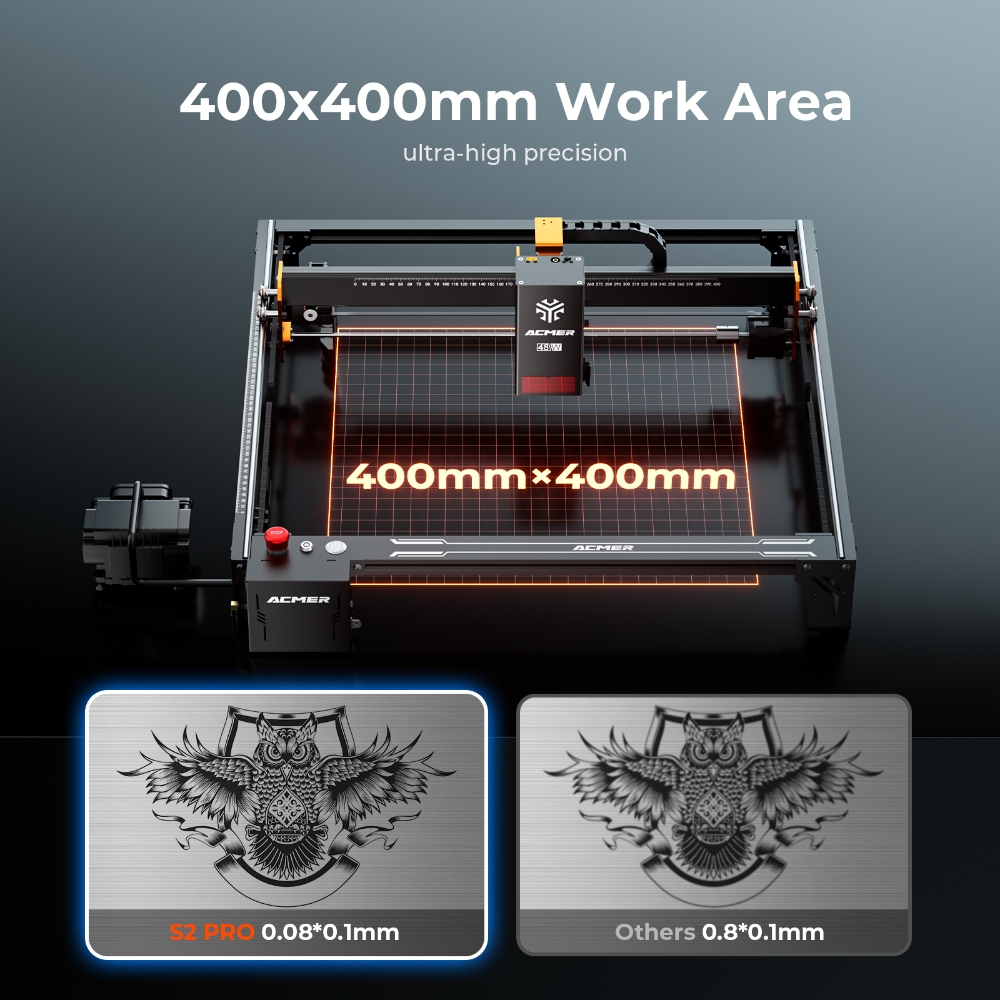 ACMER S2 PRO 36W/48W Lasergrav – Woodworking App Bewertung und Preis